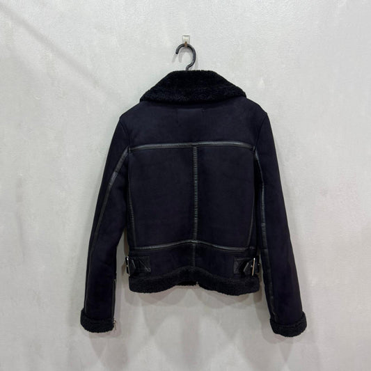 Casaco Zara Woman com Gola de Pelo – Tamanho S