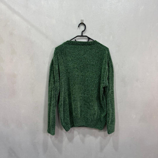 Camisola verde em malha macia – Tamanho único