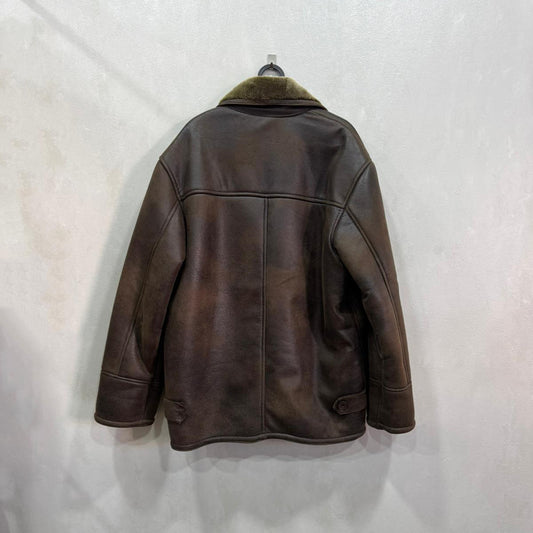 Casaco Castanho com Gola em Pelo – Tamanho XL