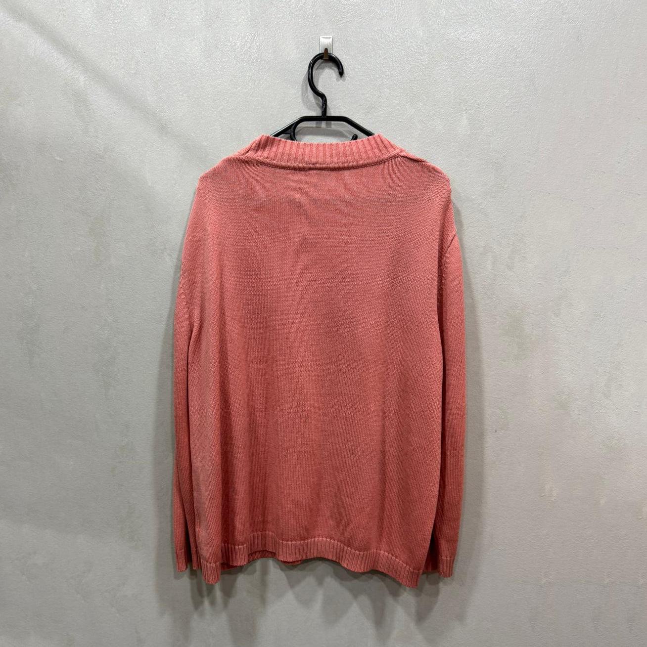 Malha tricot rosa com tranças — Grade A (Tamanho Único)