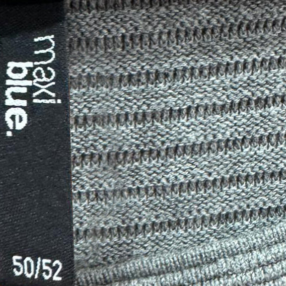 Blusa maxi blue cinzenta às rishas – Tamanho 50/52 (L/XL)