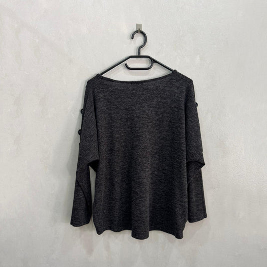 Camisola COLLOSEUM Casual com Botões Laterais – Tamanho L