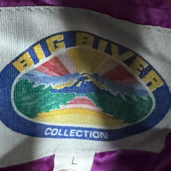 Casaco Ski Big River Collection roxo multicolor – tamanho L