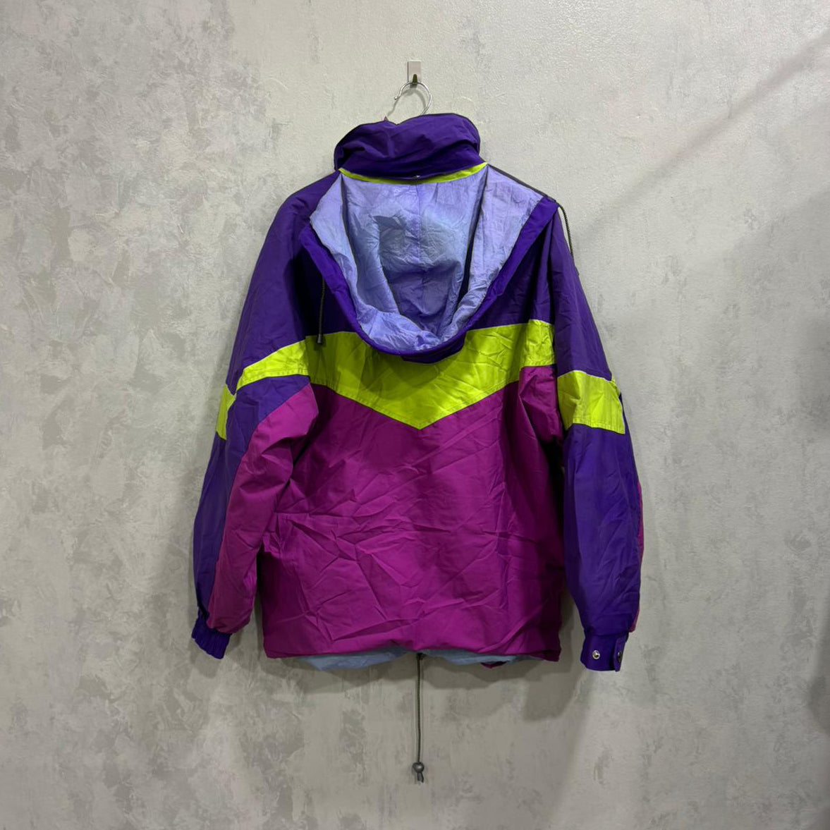 Casaco Ski Vintage Roxo & Fúcsia — Tamanho Único (Unissex)