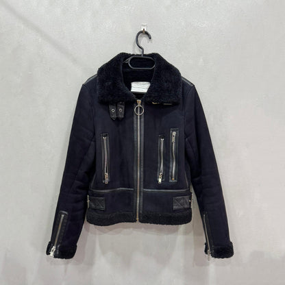 Casaco Zara Woman com Gola de Pelo – Tamanho S