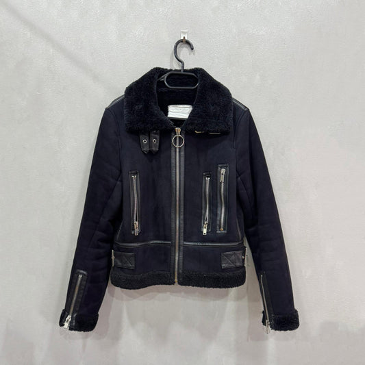 Casaco Zara Woman com Gola de Pelo – Tamanho S