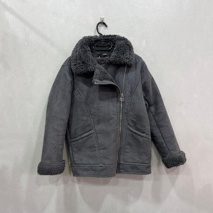 Casaco Cinzento com Forro de Pelo – Tamanho XS