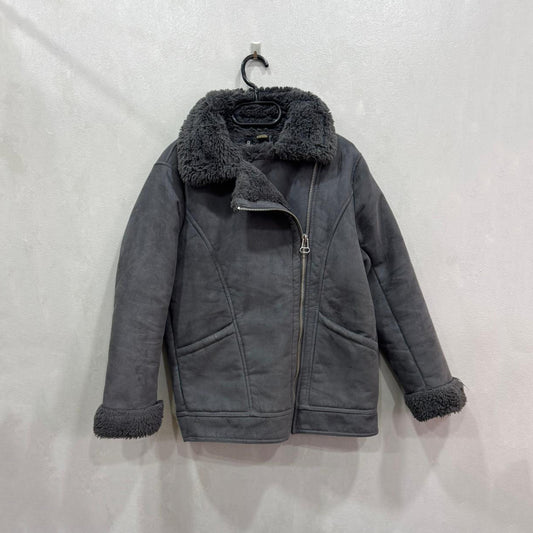 Casaco Cinzento com Forro de Pelo – Tamanho XS