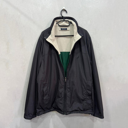 Casaco Impermeável Forrado Preto – Tamanho XL