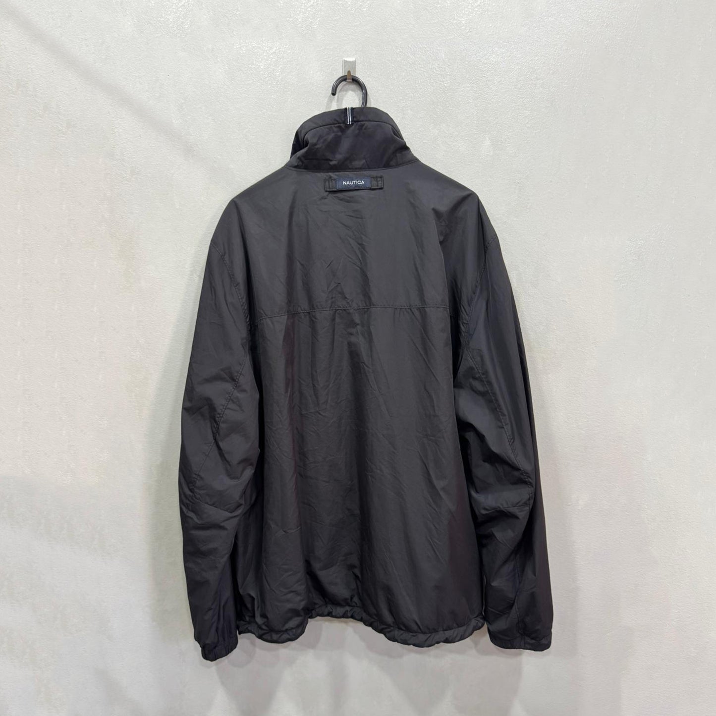 Casaco Impermeável Forrado Preto – Tamanho XL