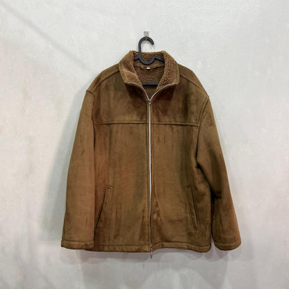 Casaco Castanho Forrado Masculino – Tamanho Único