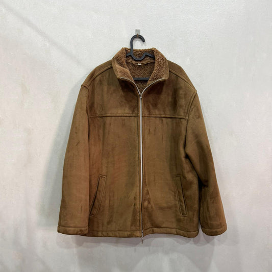 Casaco Castanho Forrado Masculino – Tamanho Único