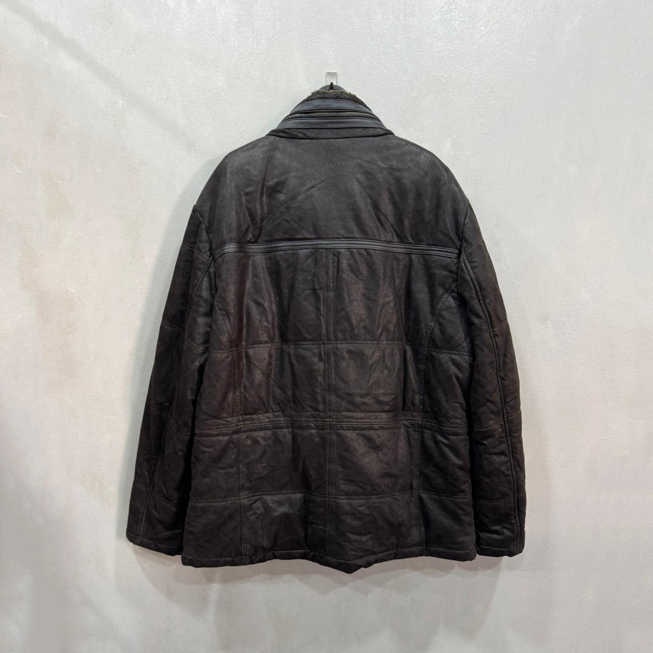 Casaco Masculino Forrado com Gola de Pelo – Tamanho XXL