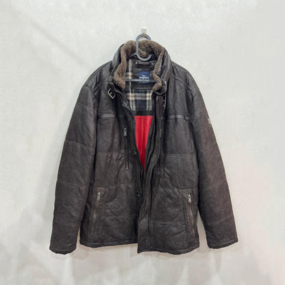 Casaco Masculino Forrado com Gola de Pelo – Tamanho XXL