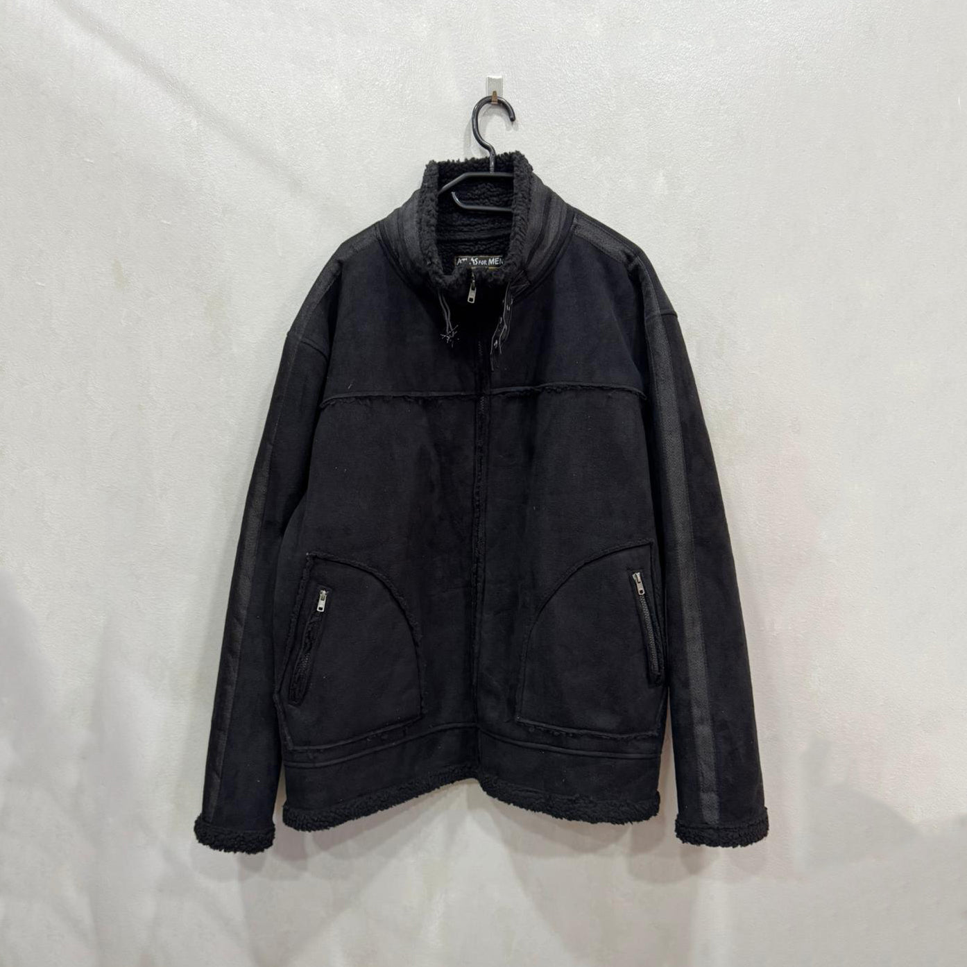 Casaco Preto Forrado Masculino – Tamanho XXXL