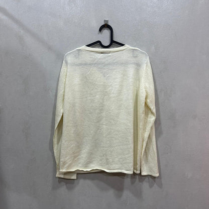 Cardigan Creme Basic One — Grade A (Tamanho Único)