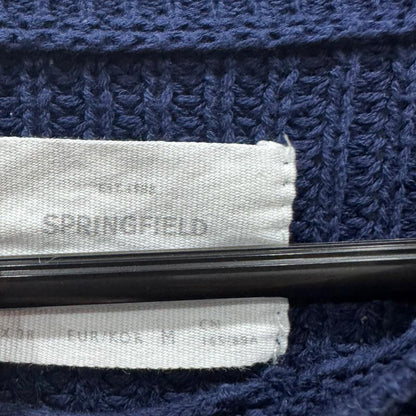 Camisola Tricot Marinho às Riscas – Springfield – Size S – Grade A