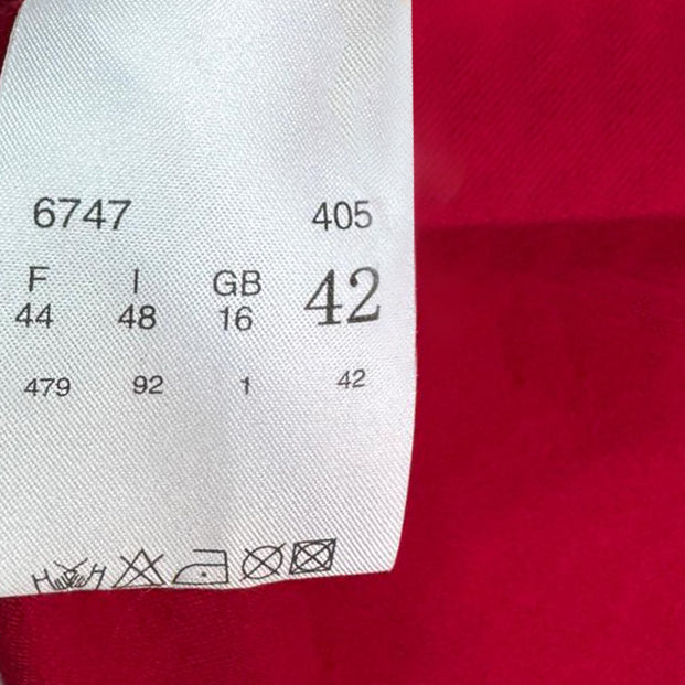 Blusa Vermelha com Aplicações de Brilho – Tam. 42 – Grade A