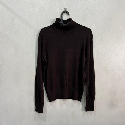 Camisola Gola Alta H&M Castanha — Tamanho S — Grade A