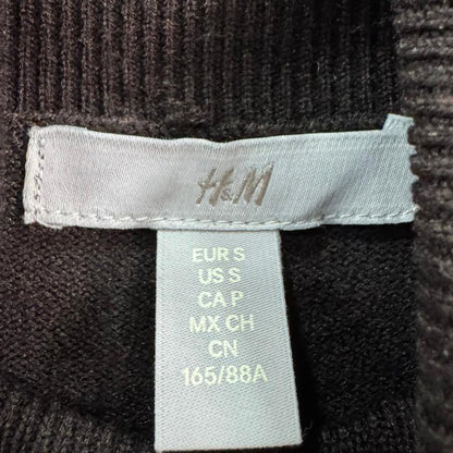 Camisola Gola Alta H&M Castanha — Tamanho S — Grade A