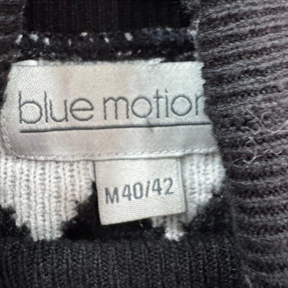 Camisola Tricot Gola Alta Preto & Branco Blue Motion – M (40/42) – Grade A