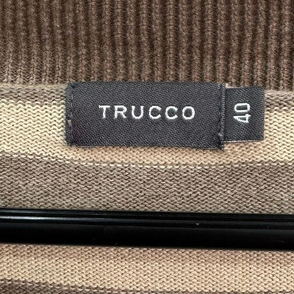 Casaco Tricot Trucco Listrado Com Bordado Floral – Tamanho 40 – Grade A