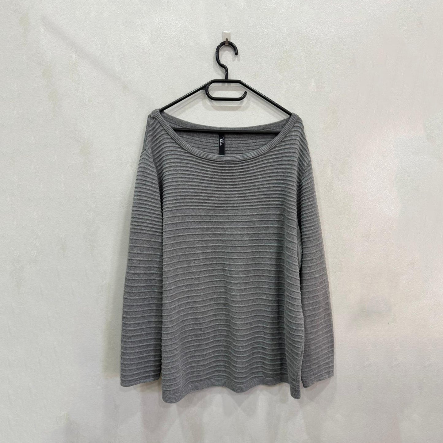 Blusa maxi blue cinzenta às rishas – Tamanho 50/52 (L/XL)