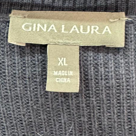 Cardigan azul-marinho Gina Laura – Tamanho XL