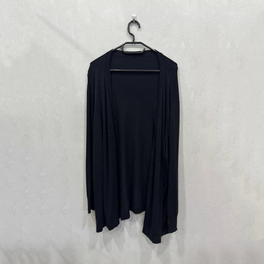 Cardigan preto fluido – Tamanho único