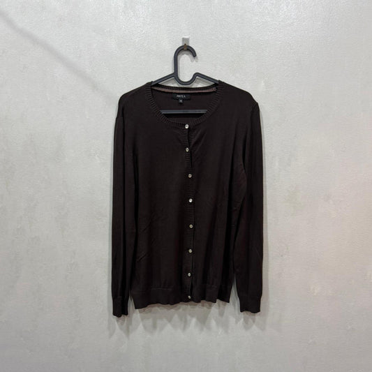 Cardigan castanho Antea – Tamanho 46