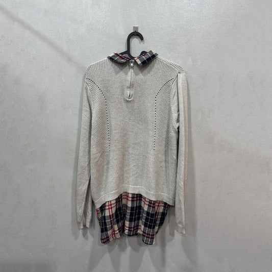 Camisola com gola xadrez Primark – Tamanho 44