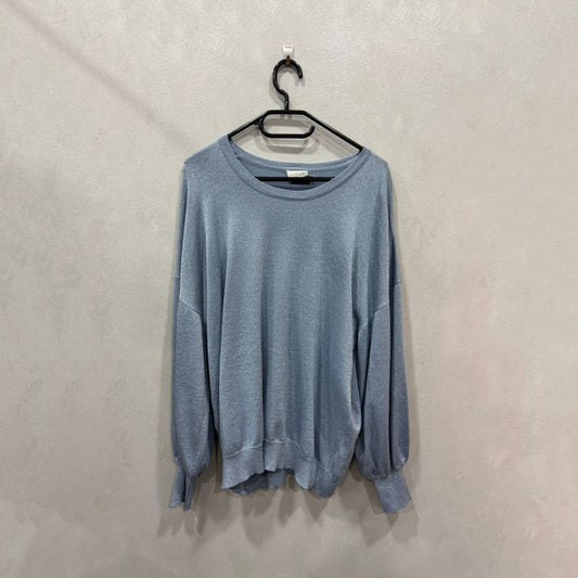 Camisola azul cintilante – Tamanho XXL