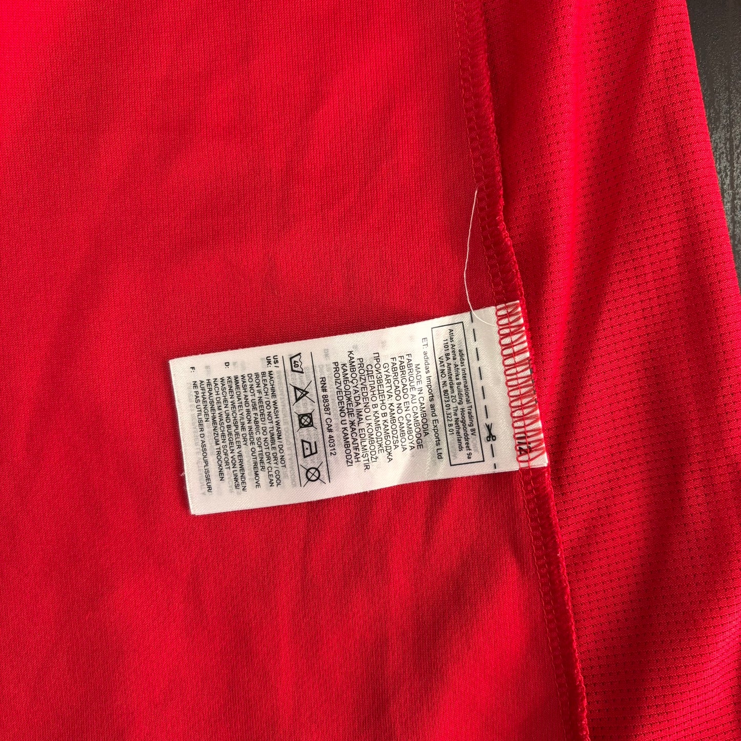 Camisola FC Bayern München Vermelha – Tamanho L