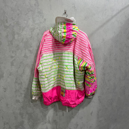 Casaco Ski Vintage Colorido — Tamanho Único