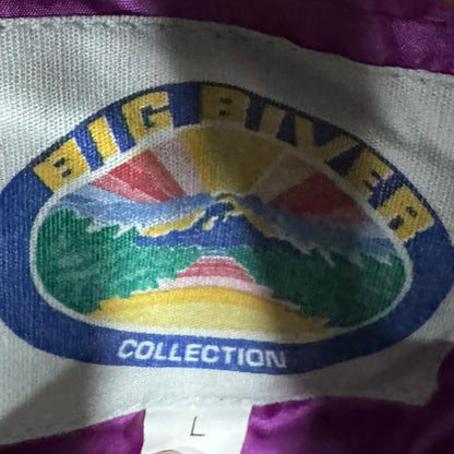 Casaco Ski Big River Collection roxo multicolor – tamanho L