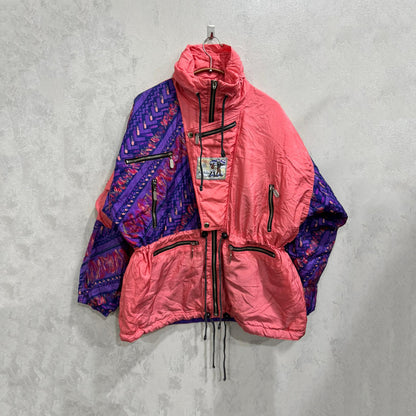 Casaco Ski Vintage Multicolor – Tamanho Único (Unissex)