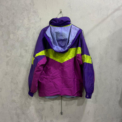 Casaco Ski Vintage Roxo & Fúcsia — Tamanho Único (Unissex)