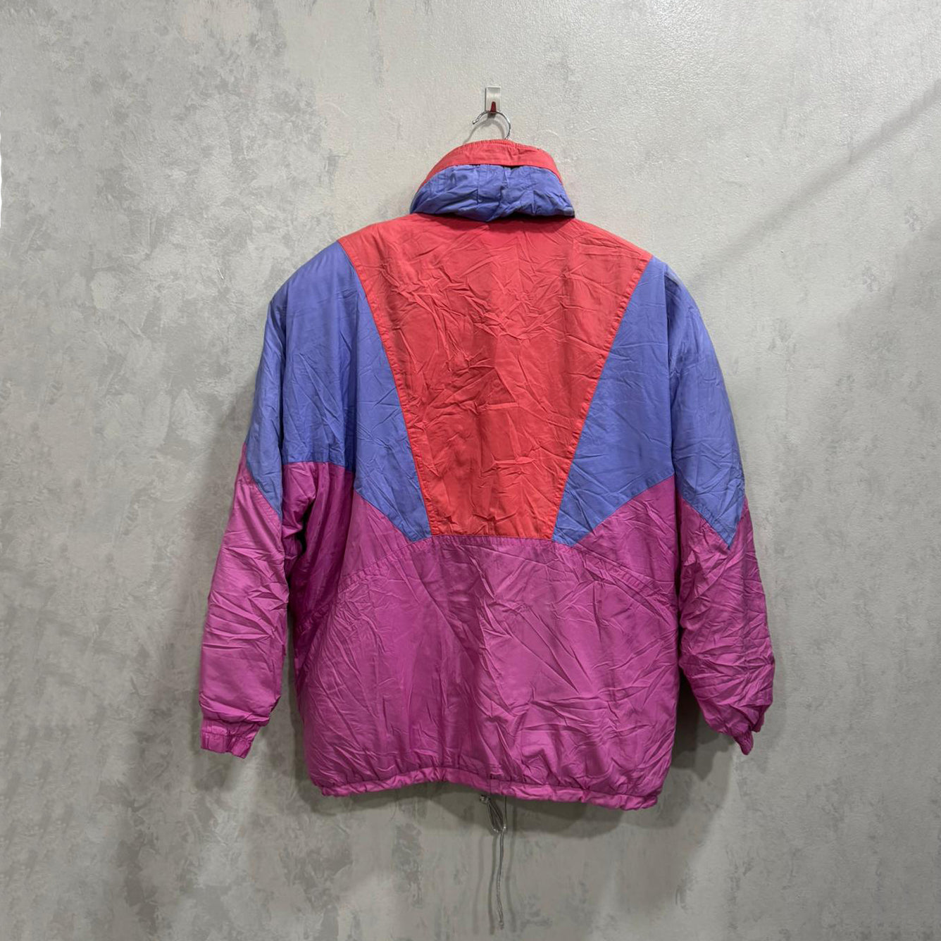 Casaco Ski Vintage Color Block — Tamanho Único (Unissex)