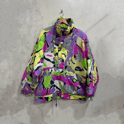 CASACO VINTAGE SKIWEAR ESTAMPADO – TAMANHO ÚNICO