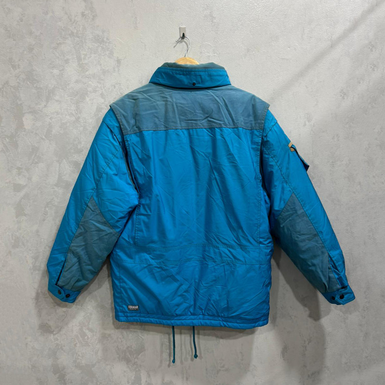 Casaco Ski Vintage Colmar Azul — Tamanho M